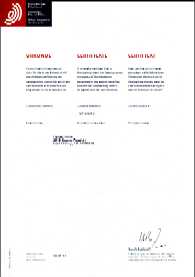 Europe (EPO) patent certificate